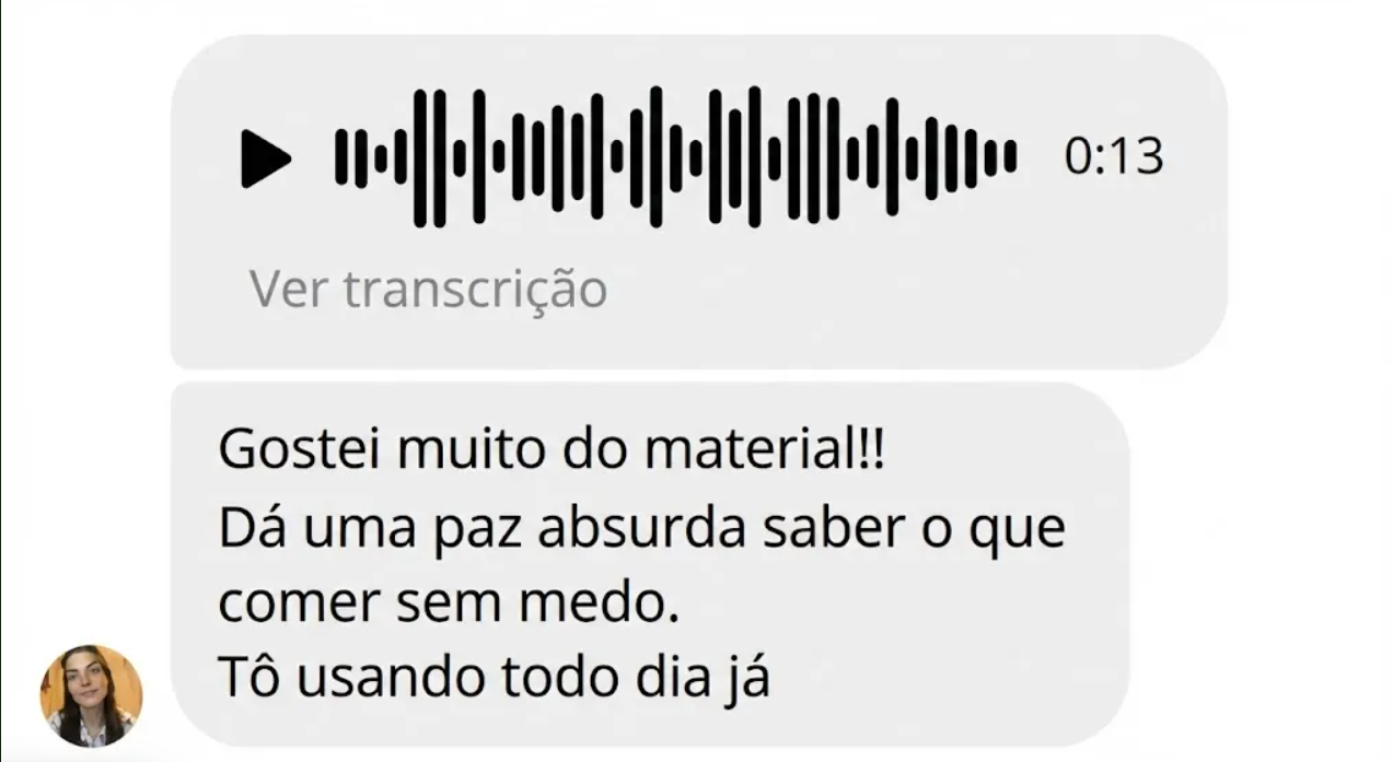 Depoimento de aluna 1