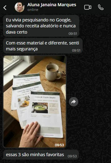 Depoimento de aluna 5